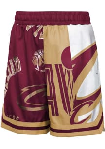 Cleveland Cavaliers Youth Maroon Alley Oop Shorts