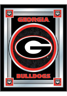 Georgia Bulldogs Logo Hanging Back Bar Mirror