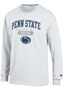 Champion Penn State Nittany Lions White Class of 2025 Pill Jersey Long Sleeve T Shirt