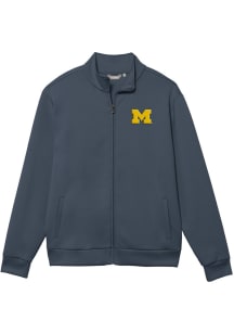 Michigan Wolverines Mens Navy Blue Monterey Long Sleeve Full Zip Jacket