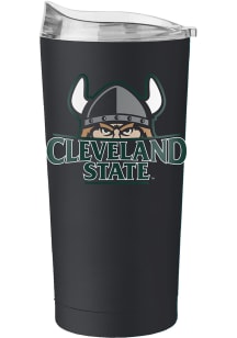 Logo Brands Cleveland State Vikings Flipside 20 oz Stainless Steel Tumbler - Navy Blue