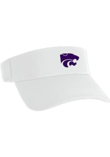 K-State Wildcats Mens White Vault Cirrus Visor Adjustable Visor