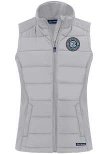 Cutter and Buck New York City FC Womens Grey Evoke Vest