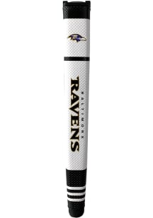 Baltimore Ravens White Grip Stripe Putter Cover
