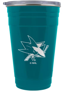 San Jose Sharks 22oz Tailgater Stainless Steel Tumbler - Teal