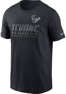 Nike Houston Texans Black Sideline Short Sleeve T Shirt
