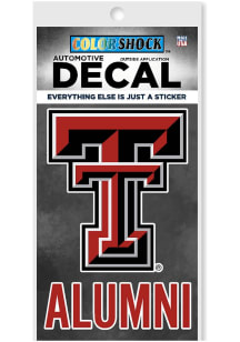 Texas Tech Red Raiders Alumni Auto Decal - Red