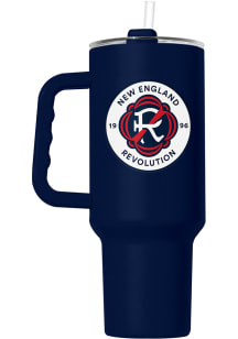 Logo Brands New England Revolution Flipside Native 40 oz Stainless Steel Tumbler - Navy Blue