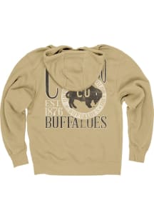 Blue 84 Colorado Buffaloes Mens Gold First Dibs Vault Logo Long Sleeve Hoodie