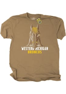 Western Michigan Broncos Black Dramatic Mascot Short Sleeve T Shirt