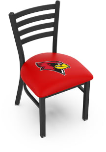 Illinois State Redbirds Stationary Black Wrinkle Finish Pub Stool - Black
