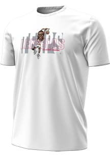 Len Bias Maryland Terrapins White Basketball Performance Cotton Short Sleeve Fashion Player T Shir..