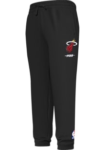 Pro Standard Miami Heat Toddler Black Classic Chenille Bottoms Sweatpants
