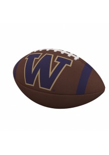 Logo Brands Washington Huskies Primary Rubber Football Football