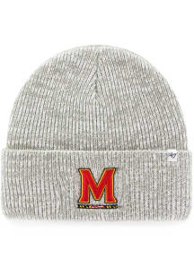47 Maryland Terrapins Charcoal Brain Freeze Mens Knit Hat