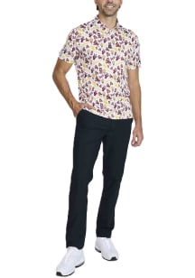 Arizona State Sun Devils Mens White Sun Devils Short Sleeve Fashion Polo