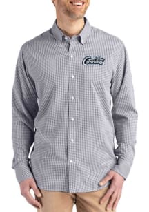 Cutter and Buck UCF Knights Mens Black Skyline Long Sleeve Dress Shirt