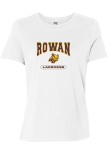 Summit Sportswear Rowan University Womens White Lacrosse Short Sleeve T-Shirt