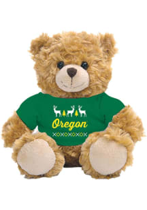 Oregon Ducks Jardine  Holiday 10" Holiday Plush - White