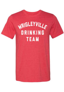 Summit Sportswear Wrigleyville Red Drinking Team Short Sleeve Fashion T Shirt