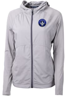 Cutter and Buck Montreal Impact Womens Grey Adapt Eco Light Weight Jacket