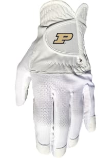 Purdue Boilermakers White Cool Mesh Golf Gloves