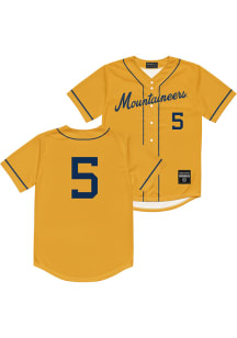 Armani Guzman  West Virginia Mountaineers Mens Gold NIL Baseball Jersey
