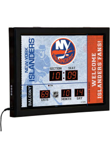 New York Islanders Scoreboard Wall Clock