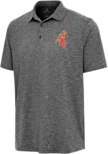 Antigua Houston Rockets Mens Black Par 3 Short Sleeve Polo