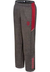 Colosseum Indiana Hoosiers Youth Grey Bandit Track Pants