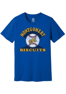 Summit Sportswear Montgomery Biscuits Blue Soft Arch Short Sleeve T Shirt