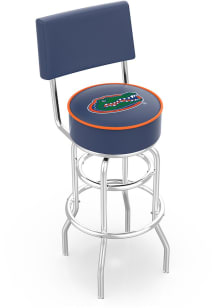 Florida Gators Double-Ring Swivel with Back Pub Stool - Black