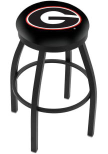 Georgia Bulldogs Black Pub Stool - Black