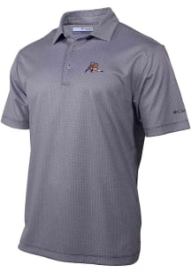 Columbia Auburn Tigers Mens Navy Blue Fairway Short Sleeve Polo