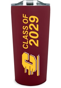 Central Michigan Chippewas 18oz Class of 2029 Soft Touch Stainless Steel Tumbler - Maroon