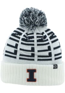 Zephyr Illinois Fighting Illini Pinnacle Nova Adjustable Hat - White