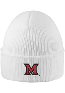 LogoFit Miami RedHawks White North Pole Mens Knit Hat
