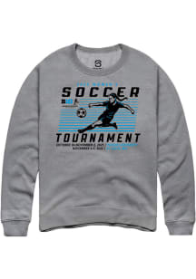 Summit Sportswear Big Ten Mens Graphite 2025 Women's Soccer Tournament Long Sleeve Crew Sweatshirt