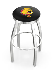 Ferris State Bulldogs Chrome Pub Stool - Silver