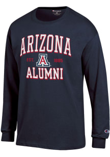 Champion Arizona Wildcats Navy Blue Est Date Alumni Jersey Long Sleeve T Shirt