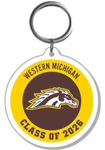 Western Michigan Broncos 2026 Acrylic Keychain - Brown