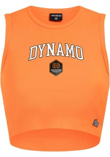 Hype and Vice Houston Dynamo Womens Orange Cut Tank Top
