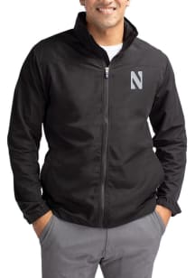 Cutter and Buck Northwestern Wildcats Mens Purple Charter Eco Light Weight Jacket