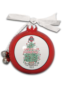 Ohio State Buckeyes Been Sprucing Up Ornament - Red