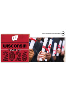Wisconsin Badgers Class Of Floating Picture Frame - Red