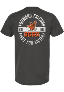Summit Sportswear Bowling Green Falcons Charcoal Front Back Short Sleeve T Shirt