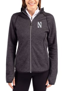 Cutter and Buck Northwestern Wildcats Womens Purple Mainsail Long Sleeve Full Zip Jacket