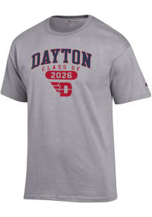 Champion Dayton Flyers Grey Class of 2026 Jersey Short Sleeve T Shirt