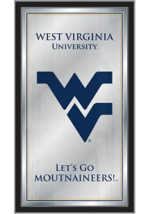 West Virginia Mountaineers Fight Song Hanging Back Bar Mirror