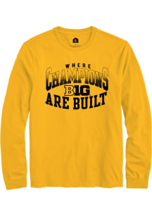 Rally Big Ten Gold Champs Arch Long Sleeve T Shirt